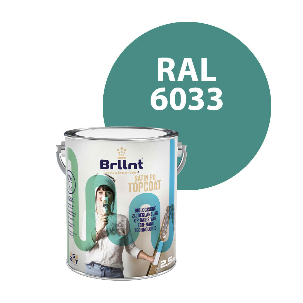 Peinture Bois RAL 6033 Turquoise menthe