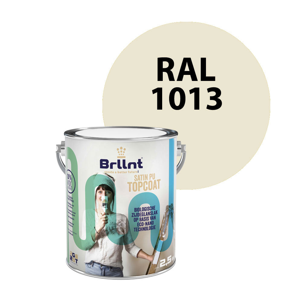 Peinture Bois RAL 1013 Blanc perlé