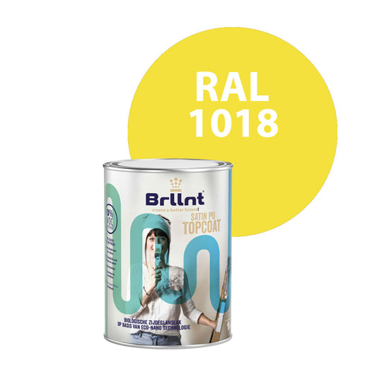 Peinture Bois RAL 1018 Jaune zinc