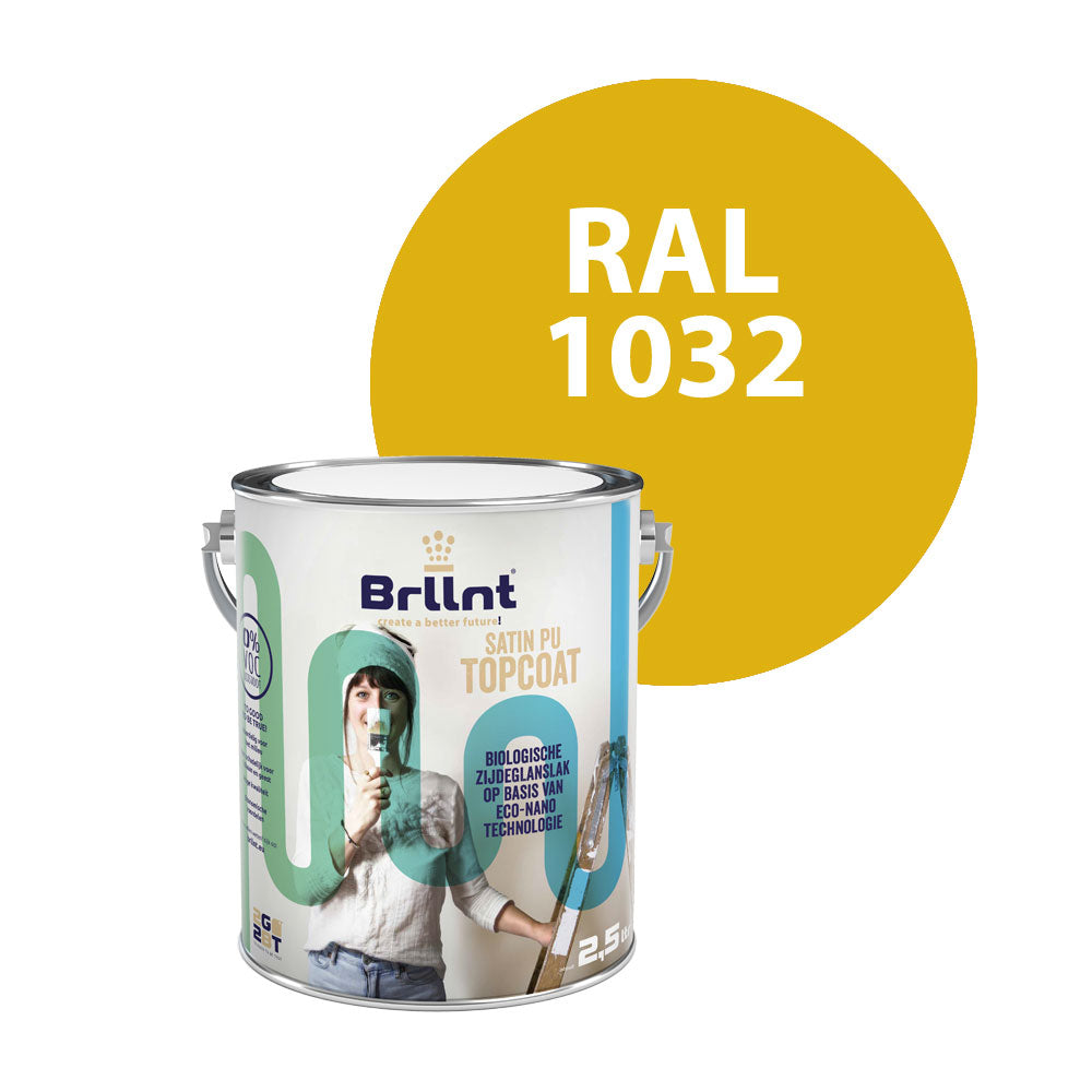 Peinture Bois RAL 1032 Jaune genêt