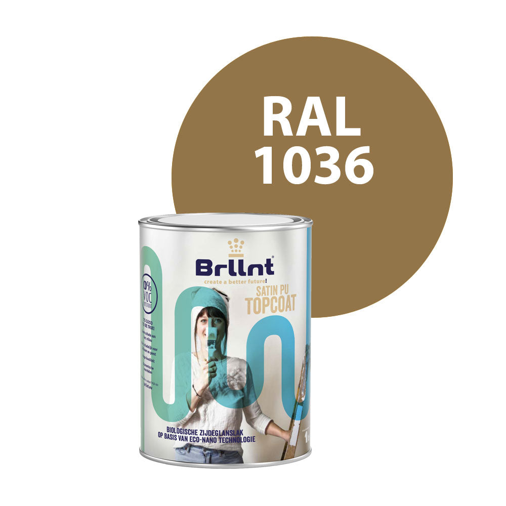 Peinture Bois RAL 1036 Or nacré