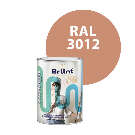 Wood paint RAL 3012 Beige red