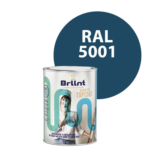 Wood paint RAL 5001 Green blue