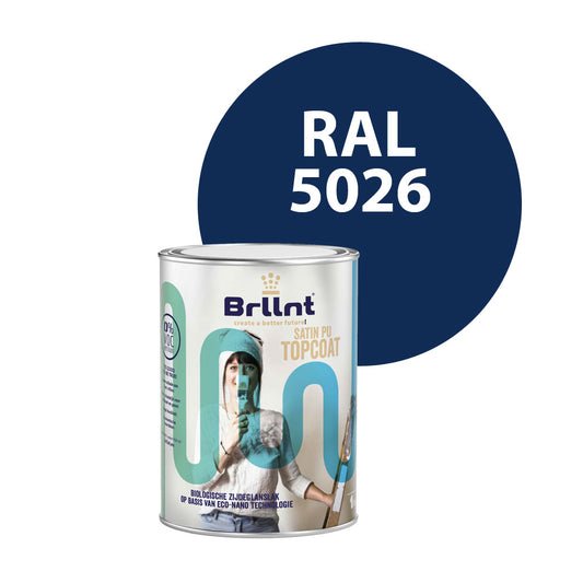 Peinture Bois RAL 5026 Bleu nuit nacré