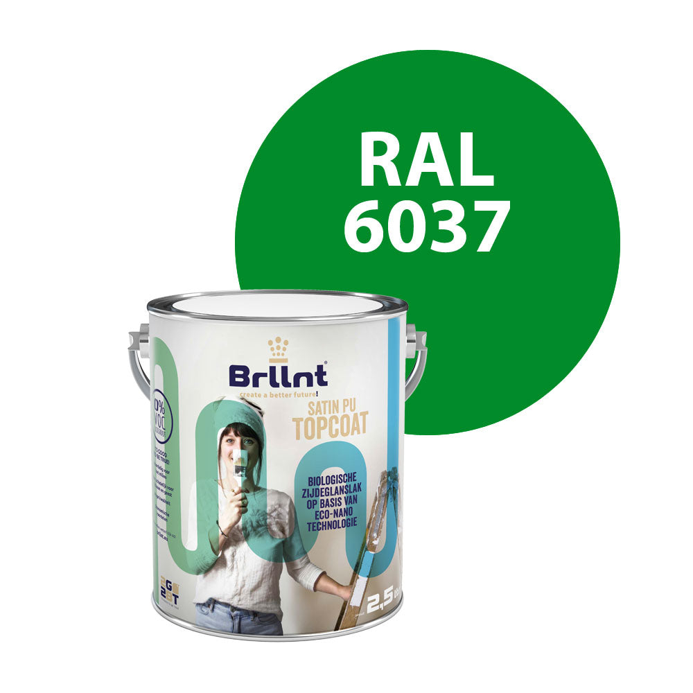 Wood paint RAL 6037 Pure green