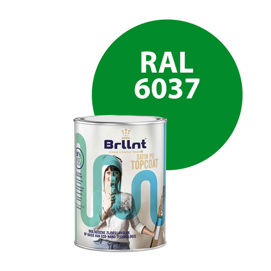 Wood paint RAL 6037 Pure green