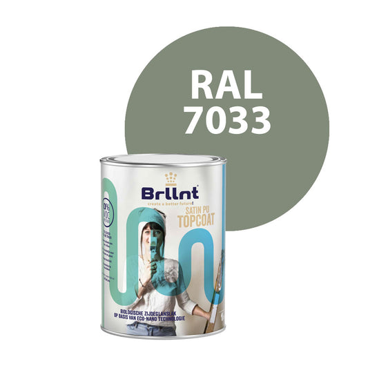 Peinture Bois RAL 7033 Gris ciment