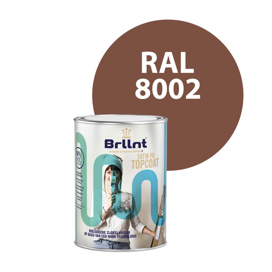 Peinture Bois RAL 8002 Brun de sécurité