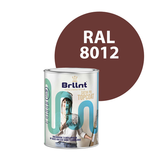 Peinture Bois RAL 8012 Brun rouge