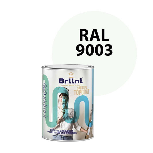 Peinture Bois RAL 9003 Blanc de sécurité