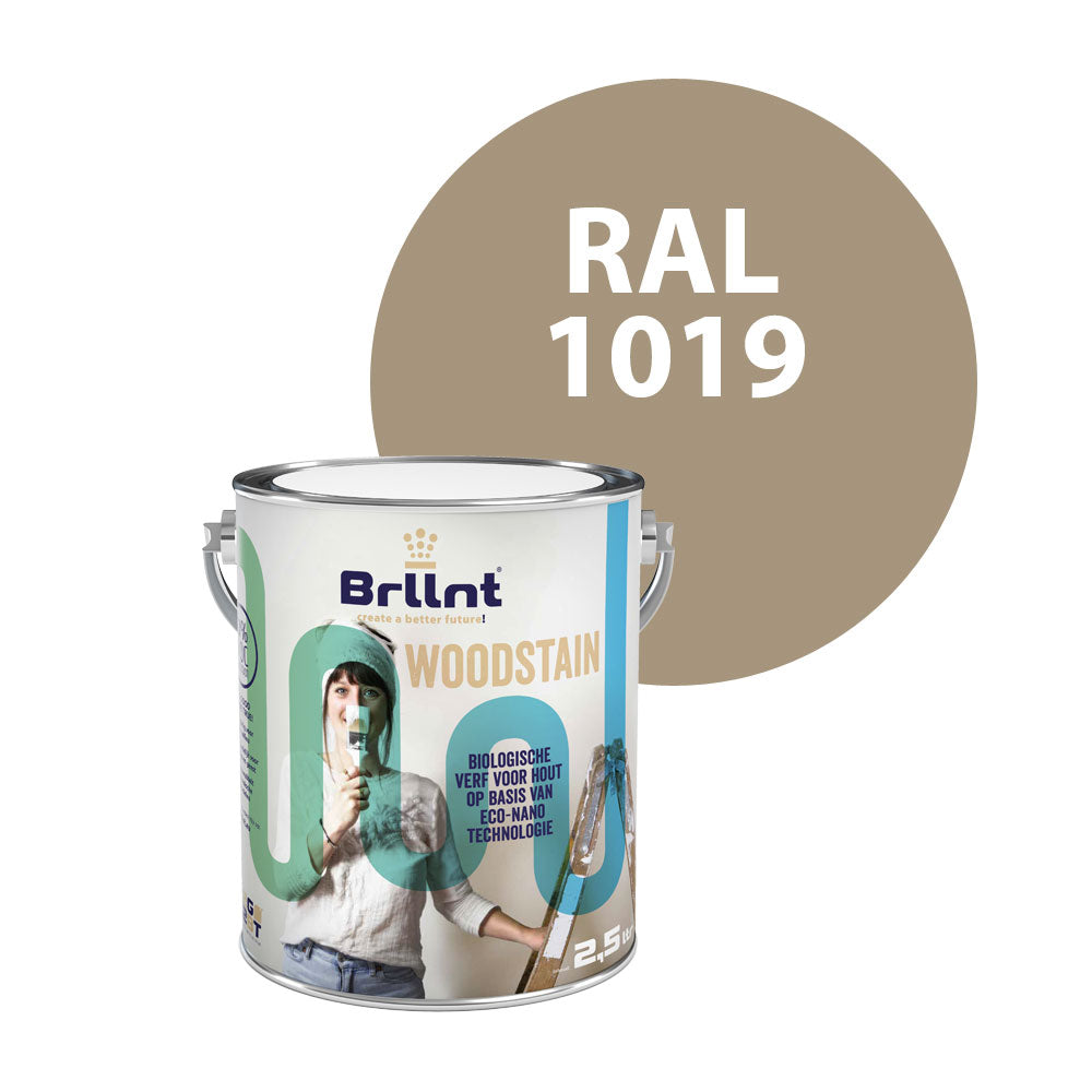 Houtbeits RAL 1019 Grijsbeige