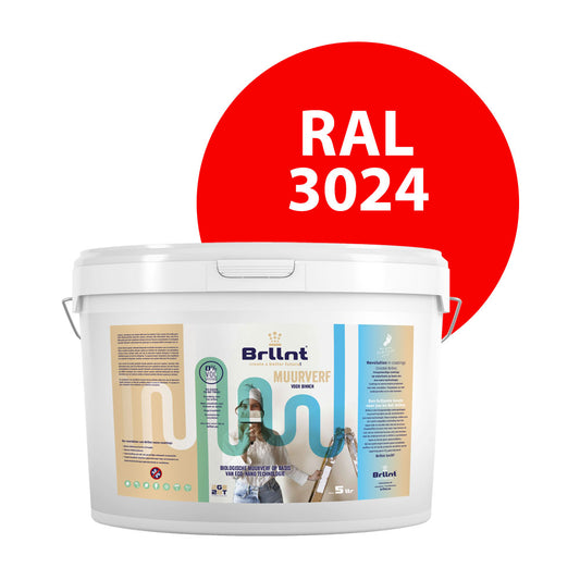 Muurverf RAL 3024 Binnen